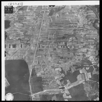 1944 Luftwaffe aerial photo: the area around Bruzgi, Grodno District